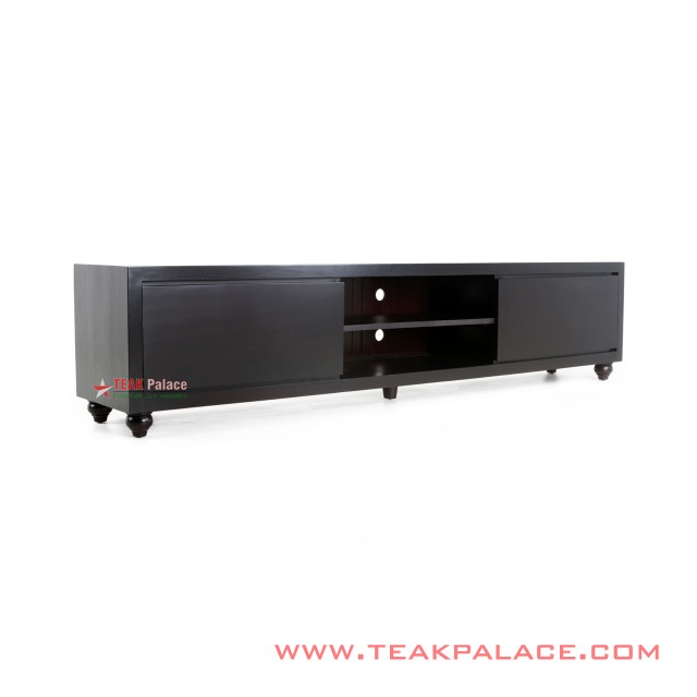 tv table teak wood aries series 60