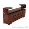 TV table 160 cm Sonni Teak Minimalist Dark Brown tv table 160 cm sonni teak minimalist dark brown 67