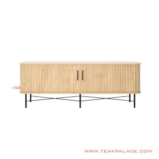 Sideboard Jati Minimalis Natural Ivina 200 cm