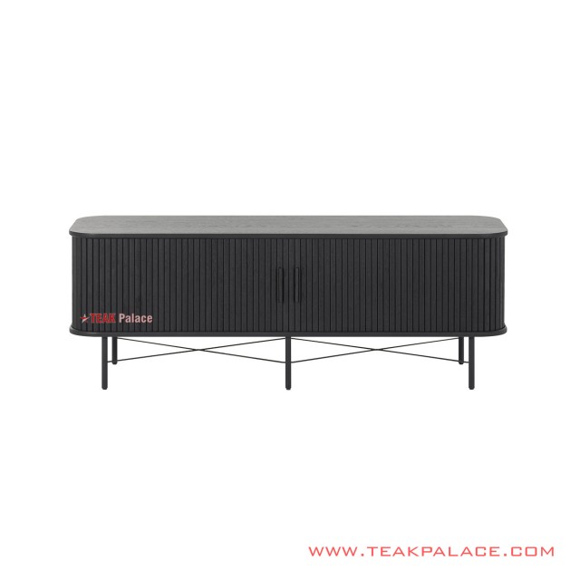 Sideboard Jati Minimalis Hitam Ivina 200 Cm sideboard jati minimalis hitam ivina 200 cm 58