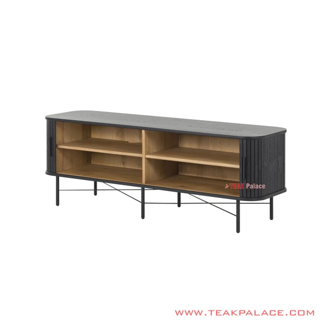 Sideboard Jati Minimalis Hitam Ivina 200 Cm sideboard jati minimalis hitam ivina 200 cm 59