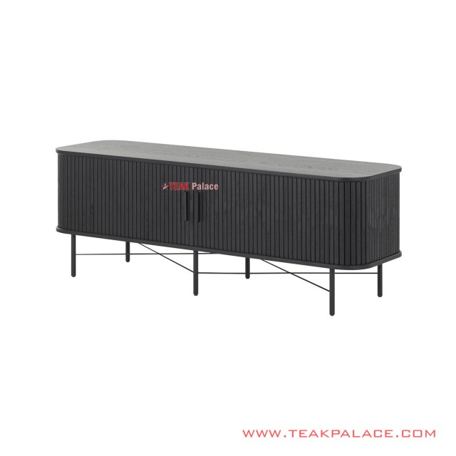Sideboard Jati Minimalis Hitam Ivina 200 Cm sideboard jati minimalis hitam ivina 200 cm 61