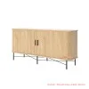 Buffet Jati Minimalis Natural Ivina 160 cm Buffet Jati Minimalis Natural Ivina 160 cm