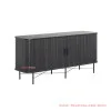 Black Ivina Teak Minimalist Buffet