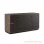 Buffet Six Drawers Minimalis Black Walnut Monarch