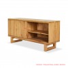 Buffet TV Kayu Jati Natural Alisha Series buffet tv kayu jati natural alisha series 65