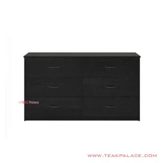 Buffet Laci Hitam Osenia Minimalis Teak