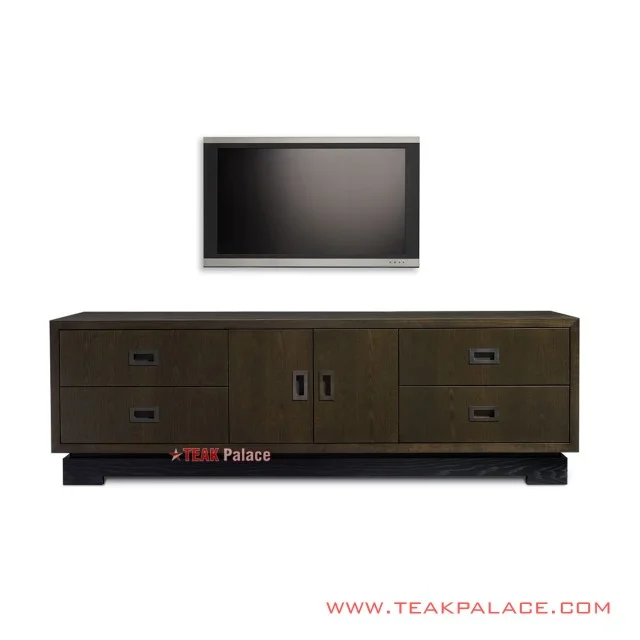 Buffet Meja TV Kayu Jati Minimalis Seri Altama