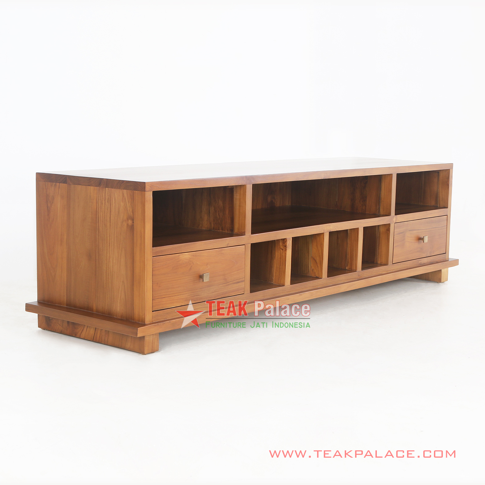 jual meja tv minimalis kayu jati seri bogor harga murah