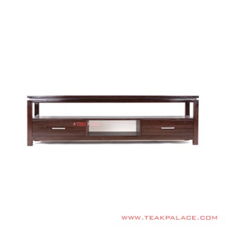 Meja TV Modern Minimalis Kayu Jati Lila