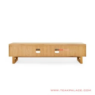 Meja TV Alesha Golden Teak Minimalis Meja TV Alesha Golden Teak Minimalis