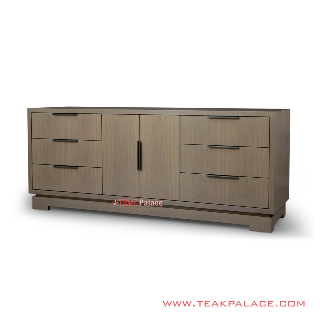 buffet kayu jati silver walnut altama 59