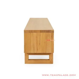 Meja TV Alesha Golden Teak Minimalis Meja TV Alesha Golden Teak Minimalis