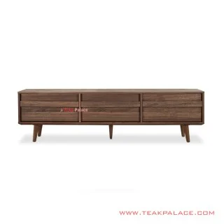 Meja Jati TV Minimalis Pyeha Salak Brown