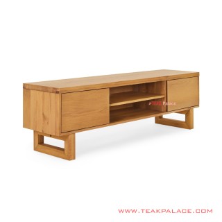 Meja TV Minimalis Alisha Golden Teak Meja TV Minimalis Alisha Golden Teak