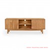 Rosalind Teak Minimalist TV Table rosalind teak minimalist tv table 59