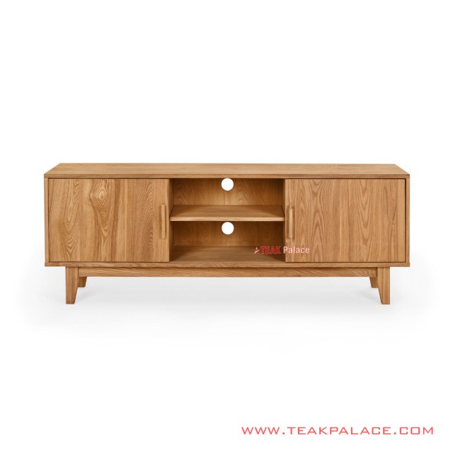 Rosalind Teak Minimalist TV Table rosalind teak minimalist tv table 53