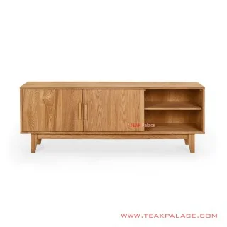 Rosalind Meja TV Minimalis Kayu Jati