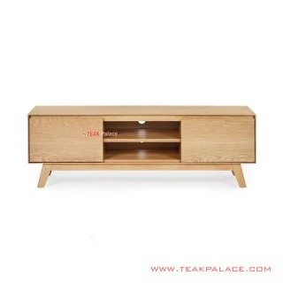 Meja TV Minimalis Jati Seri Trisa