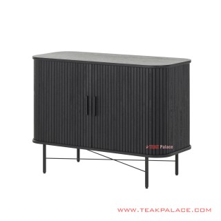 Sideboard Minimalis Jati Hitam Ivina