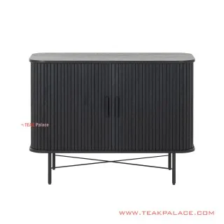 Sideboard Minimalis Jati Hitam Ivina