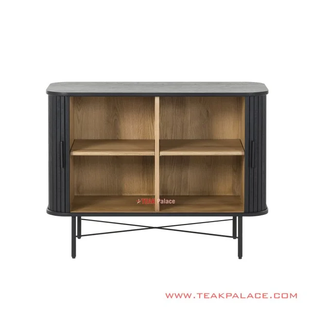 Sideboard Minimalis Jati Hitam Ivina
