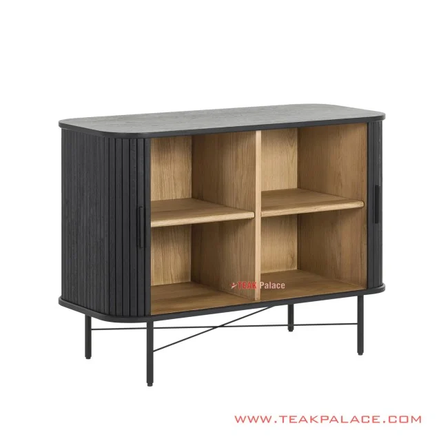Sideboard Minimalis Jati Hitam Ivina