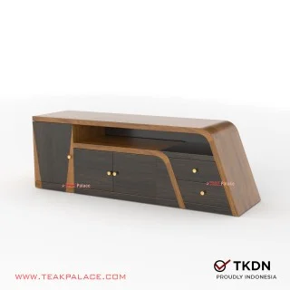 Meja TV Minimalis Kayu Jati Mewah VIXI Meja TV Minimalis Kayu Jati Mewah VIXI