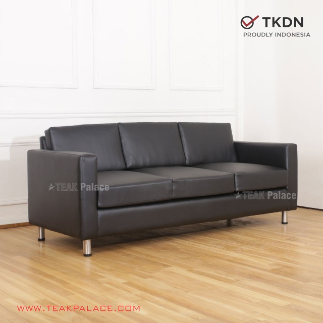 Sofa Milan 3 Dudukan Oscar Hitam TKDN sofa milan 3 dudukan oscar hitam tkdn 60