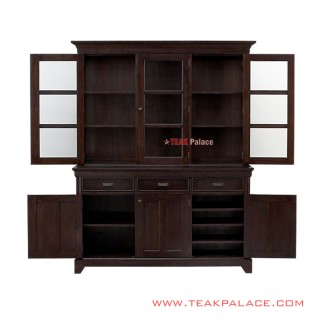 Lemari Rak Pajangan Hiasan Kayu Jati Salak Brown Seri Semarang Lemari Rak Pajangan Hiasan Kayu Jati Salak Brown Seri Semarang