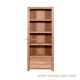 Lemari Rak Hiasan Kayu Jati Malang Natural