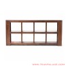 Display Rack Minimalist Teak Wood Bekasi Series