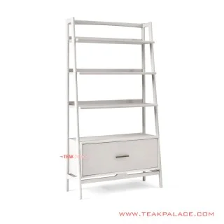 Rak Pajangan Duco Putih Kindia Minimalis With 1 Drawer