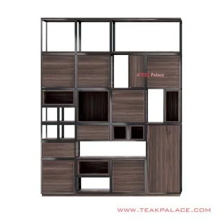 Rak Hias Unik Modern Wallis Jati Minimalis