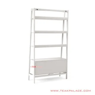 Rak Pajangan Duco Putih Kindia Minimalis With 1 Drawer