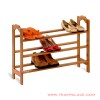 Shoe Rack Minimalist Teak Wood Charlie series