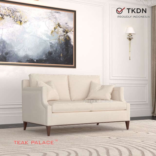sofa minimalis 2 dudukan rama krem 53