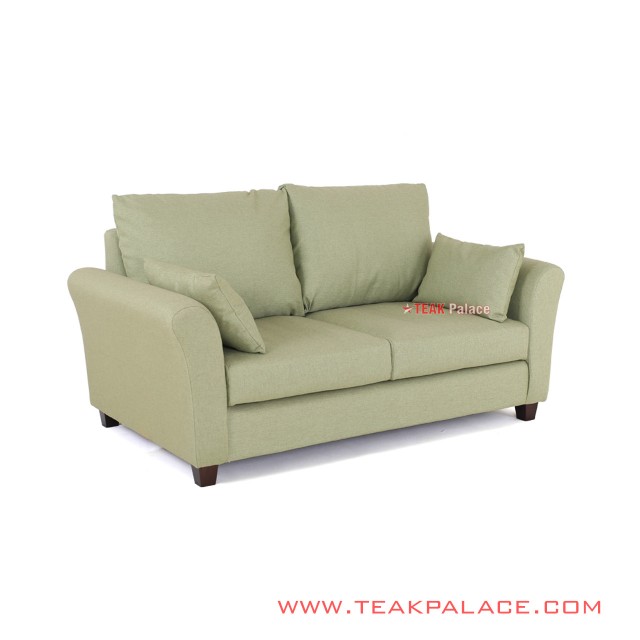 Sofa 2 Dudukan Black Walnut Seri Malang Hijau sofa 2 dudukan black walnut seri malang hijau 58