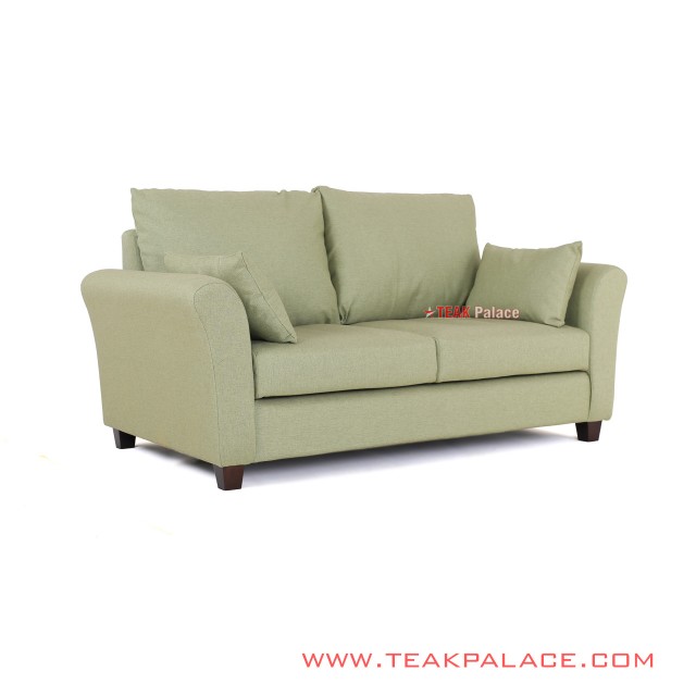 Sofa 2 Dudukan Black Walnut Seri Malang Hijau sofa 2 dudukan black walnut seri malang hijau 60