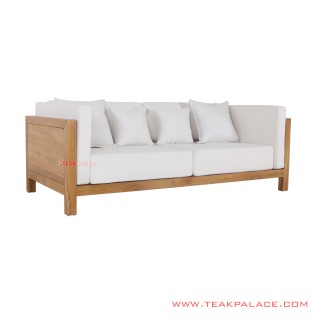 Minimalist Teak Natural Caruban Sofa Chair