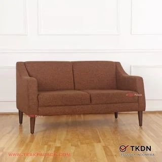 Sofa Modern 2 Dudukan Seri Cellini Coklat