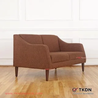 Sofa Modern 2 Dudukan Seri Cellini Coklat