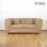 Sofa Mewah 2 Dudukan Minimalis Modern Divo coklat