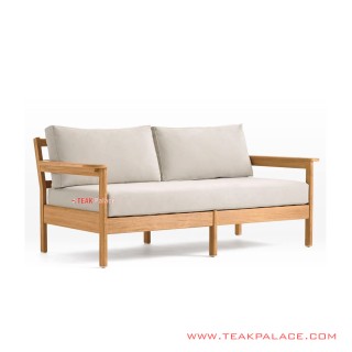 Sofa 2 Seat Minimalist Mouila Teak
