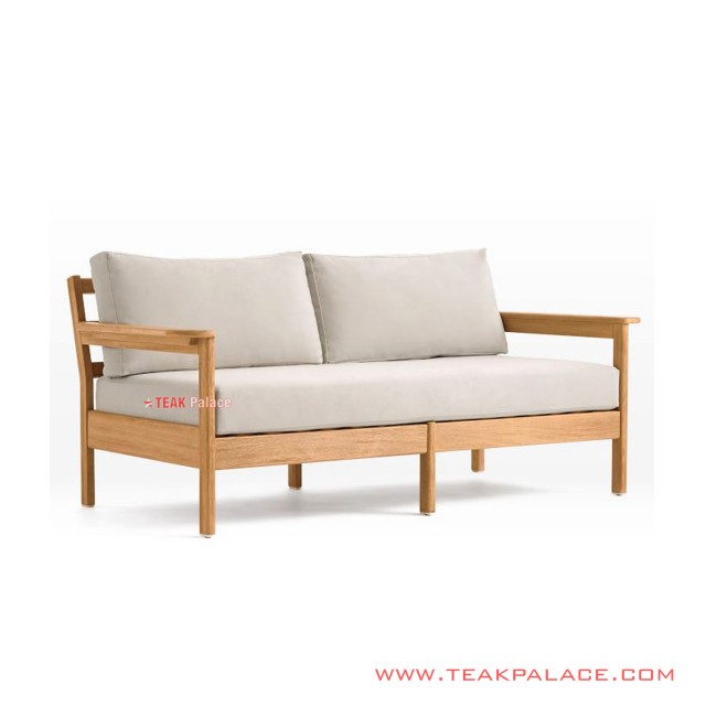Sofa 2 Seat Minimalist Mouila Teak sofa 2 seat minimalist mouila teak 60