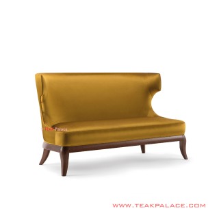 Sofa Kuning Jati Seri Jangmi 2 Seater Sofa Kuning Jati Seri Jangmi 2 Seater
