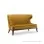 Sofa Kuning Jati Seri Jangmi 2 Seater