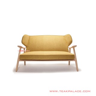 Anika Minimalist 2 Seater Guest Sofa Chair