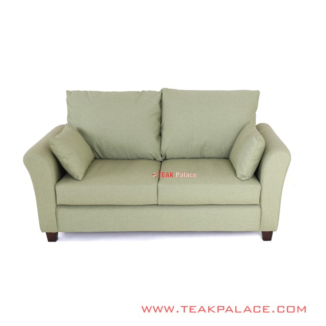 Sofa 2 Dudukan Black Walnut Seri Malang Hijau sofa 2 dudukan black walnut seri malang hijau 59