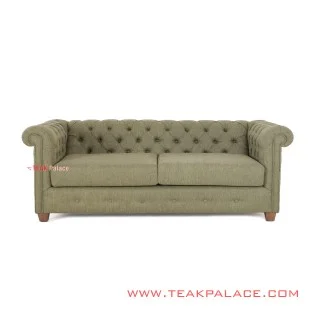 Sofa Chesterfield Green Minimalis Jati Sofa Chesterfield Green Minimalis Jati